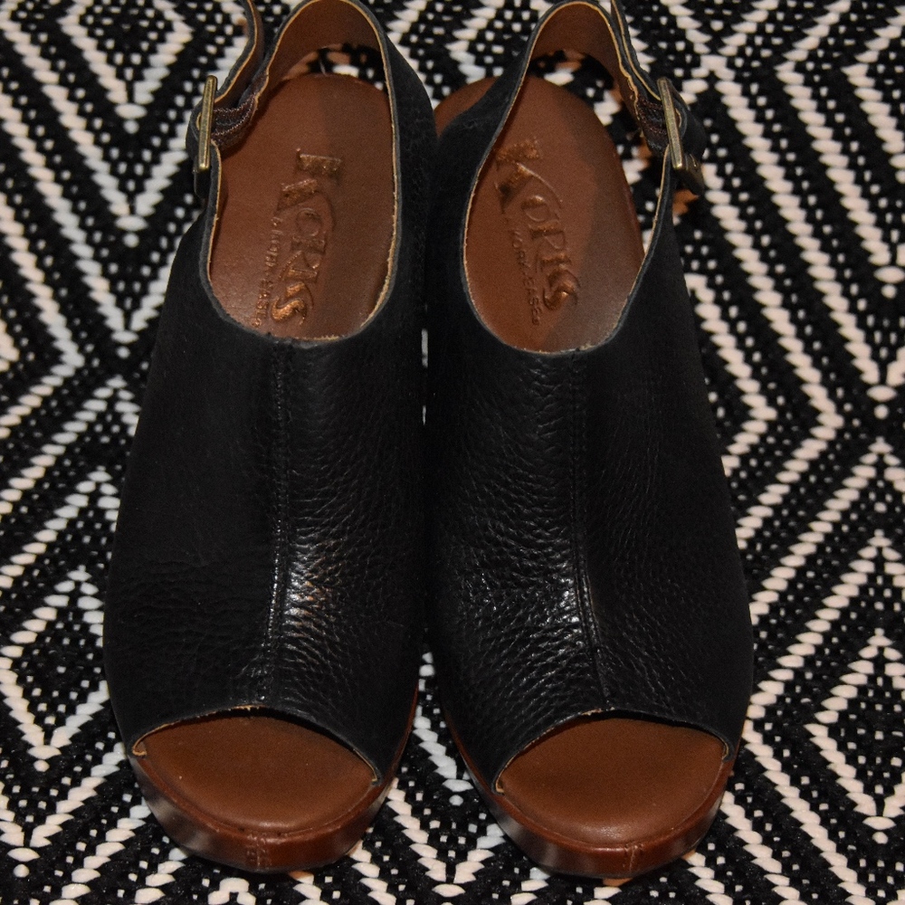 Kork-Ease Leather wedges - size 6